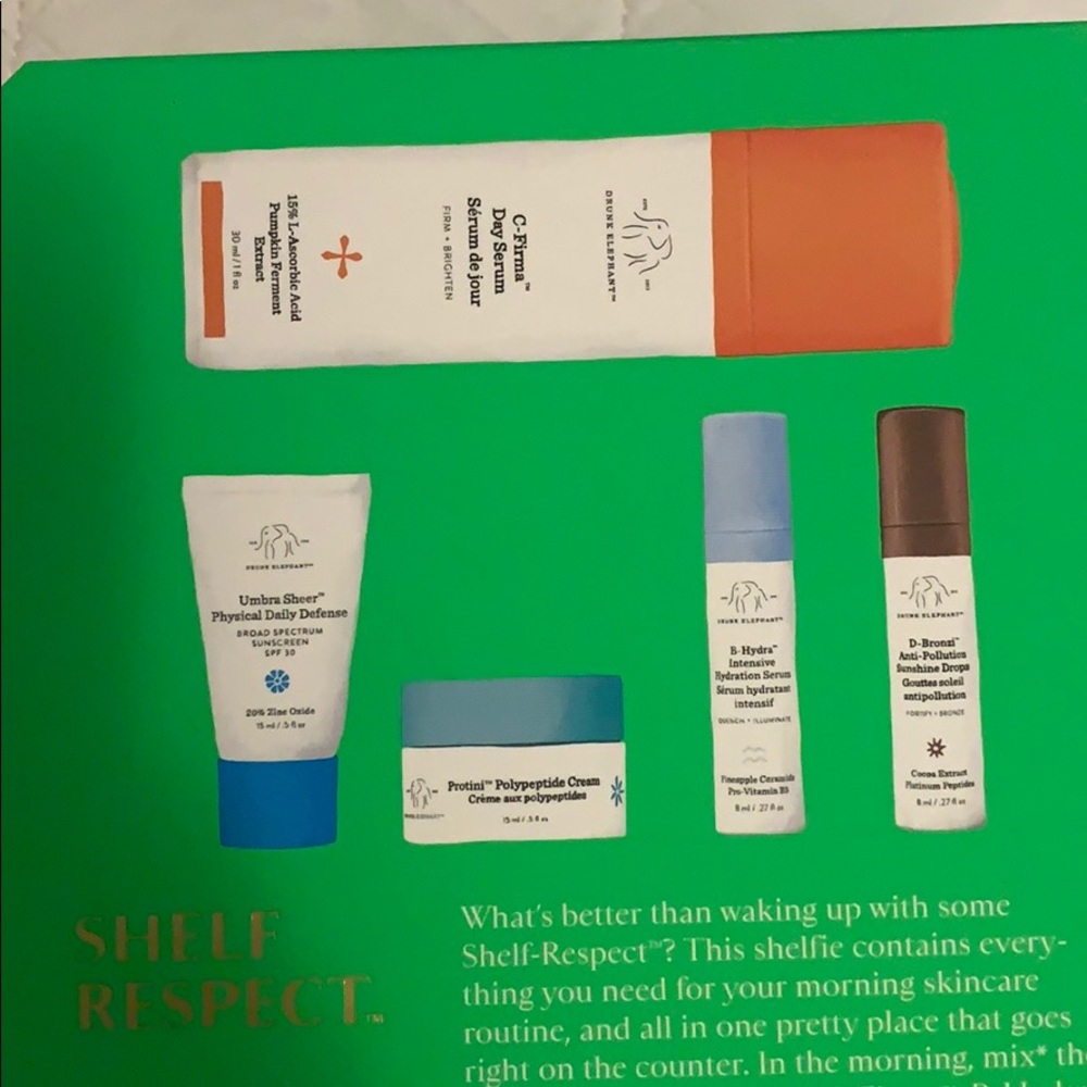 Drunk Elephant Shelf Respect Kit